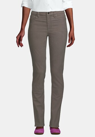 Lands‘ End Slimfit Hose in Grau: predná strana