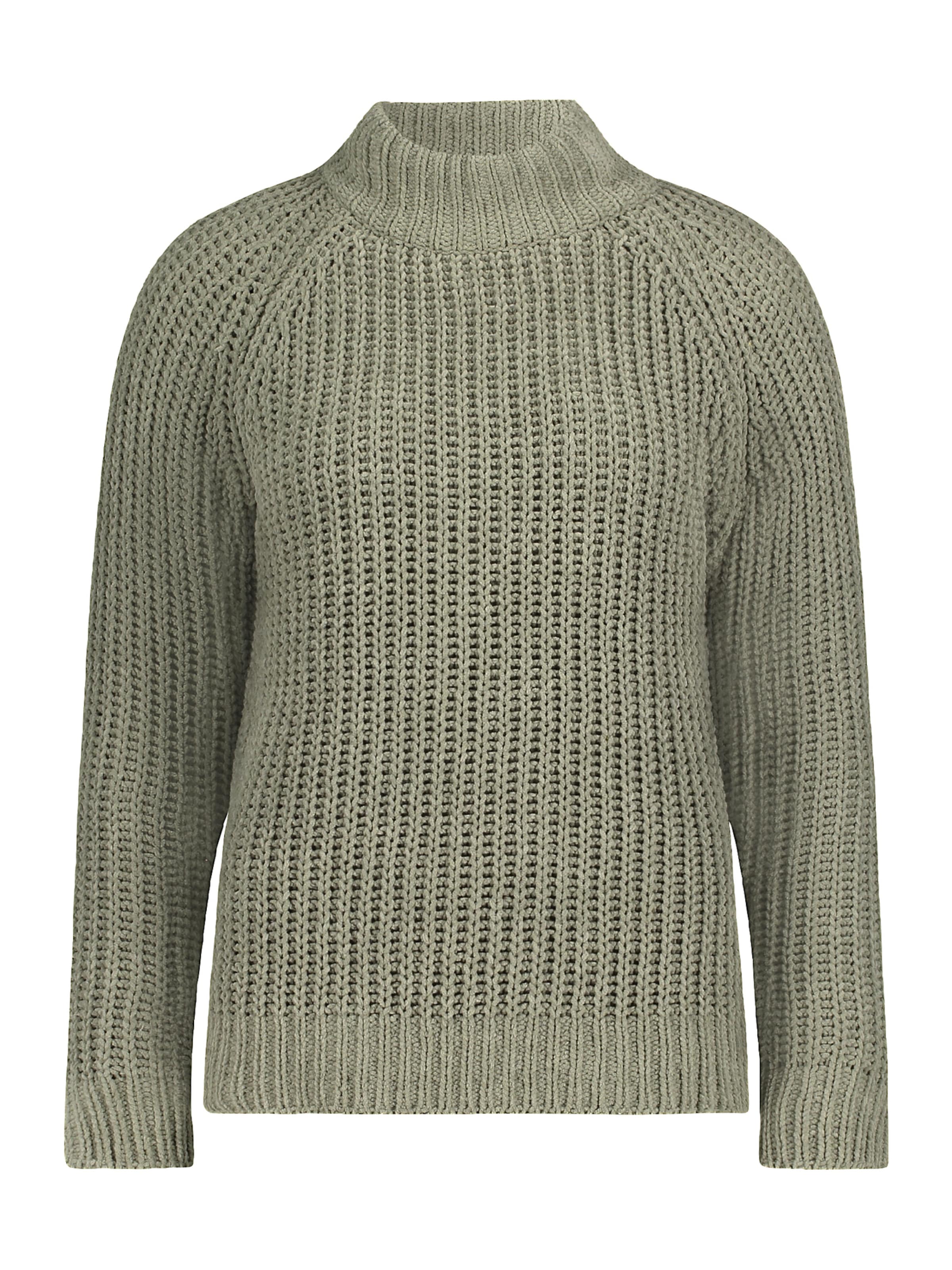 Cartoon Pullover in Grün: Vorderseite