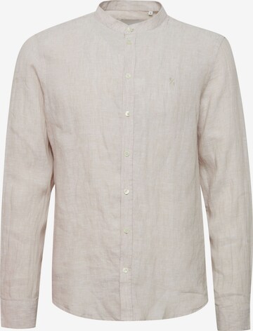 Casual Friday Button Up Shirt in Grey: front