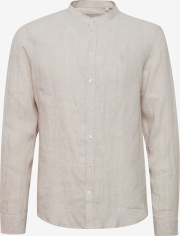 Casual Friday Button Up Shirt in Grey: front