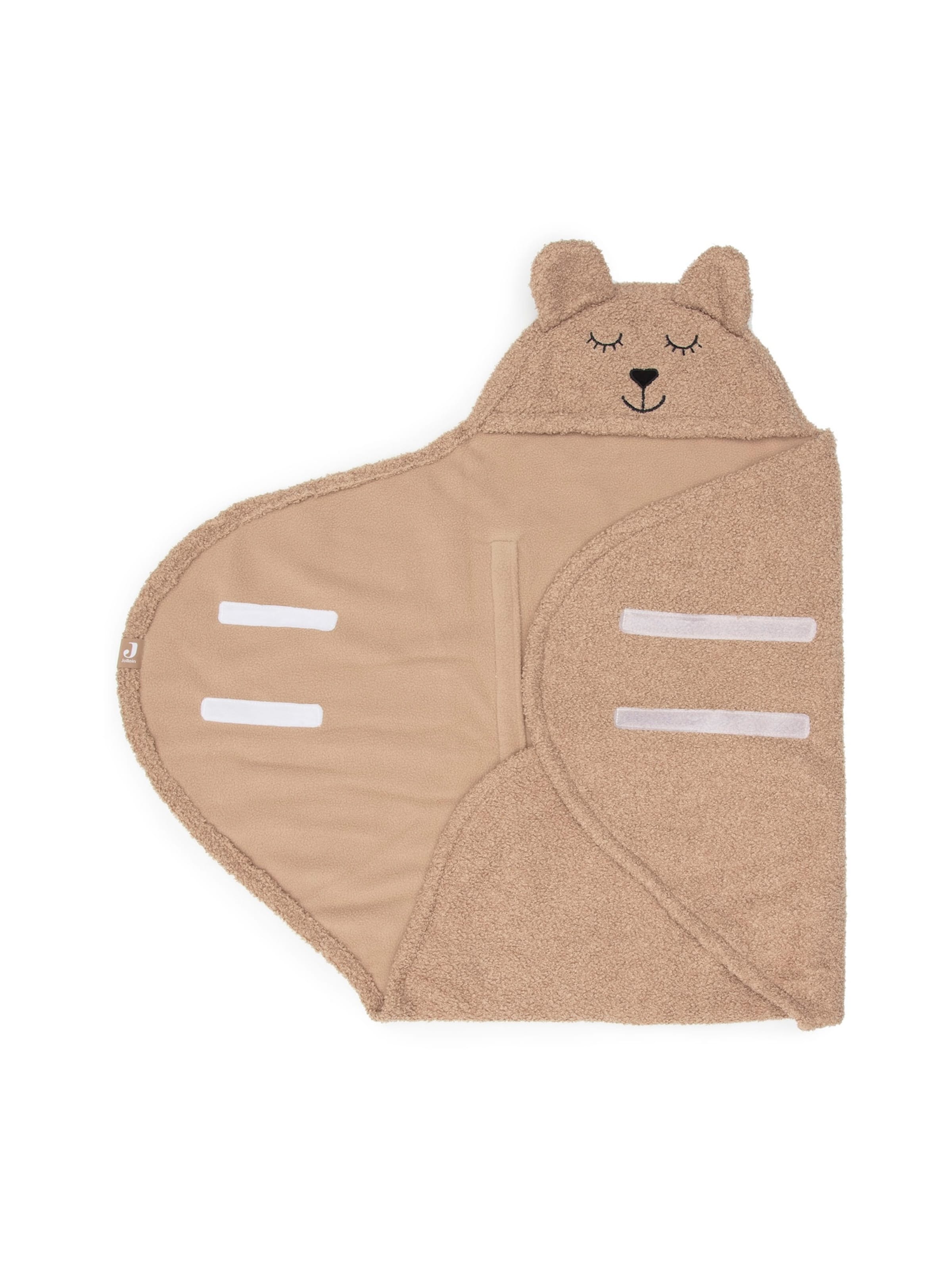 Jollein Baby Blanket 'Teddy Bear' in Brown: front