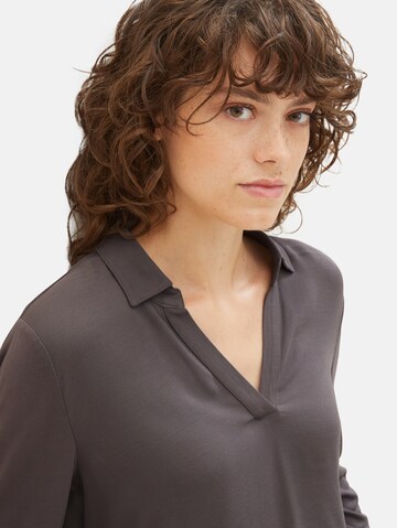 TOM TAILOR Bluse in Grau