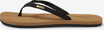 O'NEILL T-Bar Sandals 'Ditsy' in Black: front