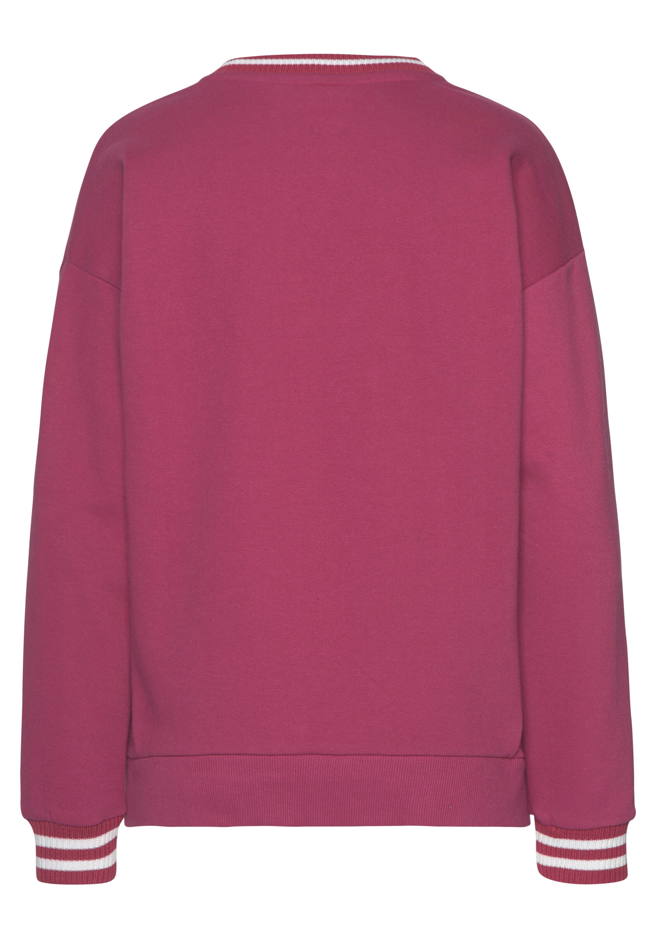 Frauen Sweat BUFFALO Sweatshirt in Dunkelpink - VJ73156 Frauen Sweat BUFFALO Sweatshirt in Dunkelpink - VJ73156