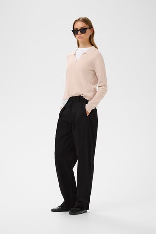 InWear Wide Leg Hose 'TinikkaIW' in Schwarz