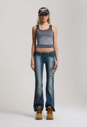 Ed Hardy Top in Blau