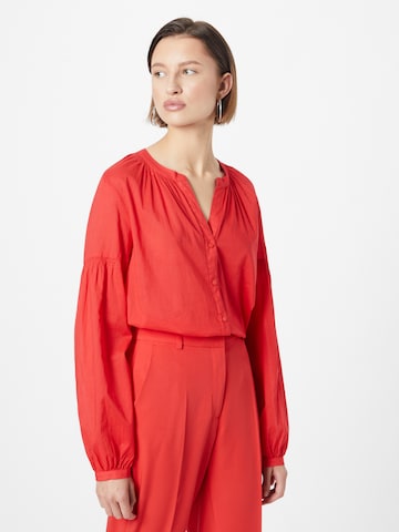 TAIFUN Bluza | rdeča barva: sprednja stran