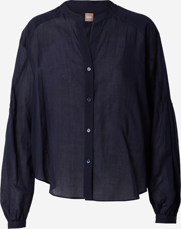 BOSS Blouse 'Berday' in Blue: front