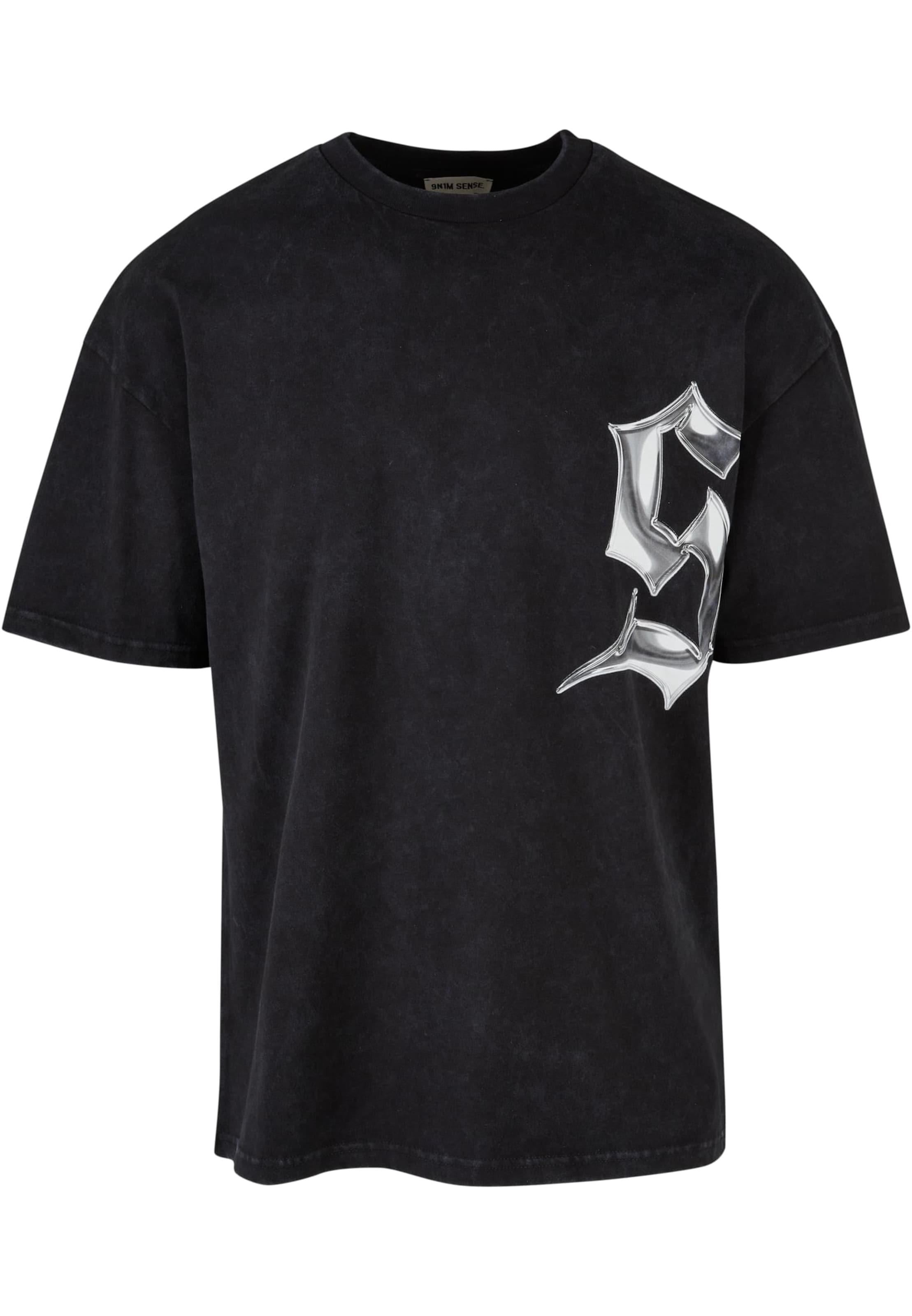 9N1M SENSE Koszulka w kolorze czarny: przód