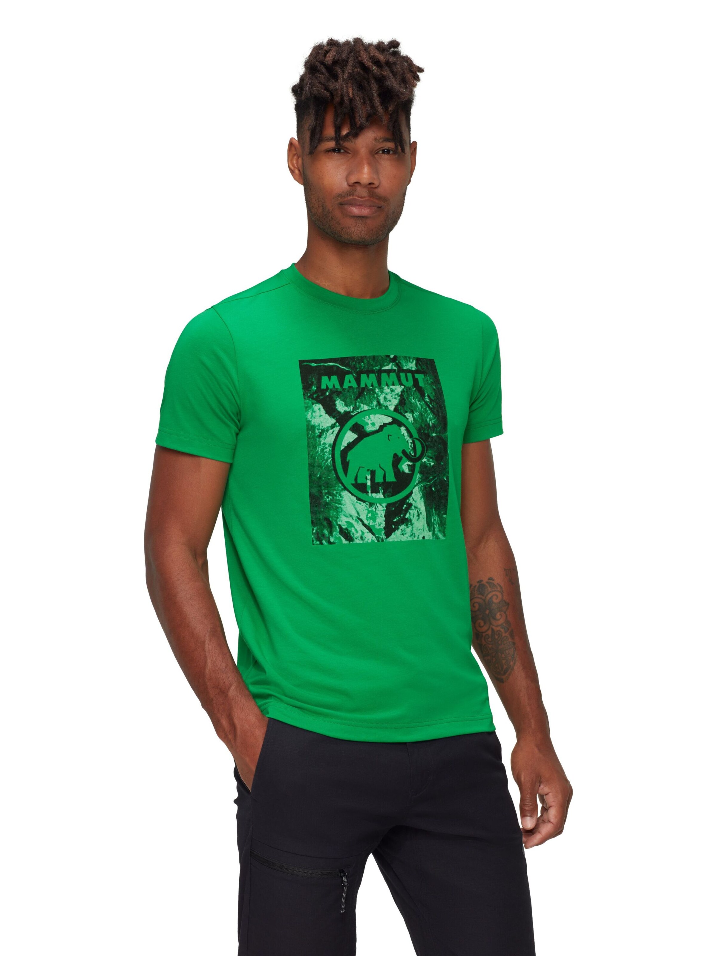 MAMMUT Shirt in Green: front