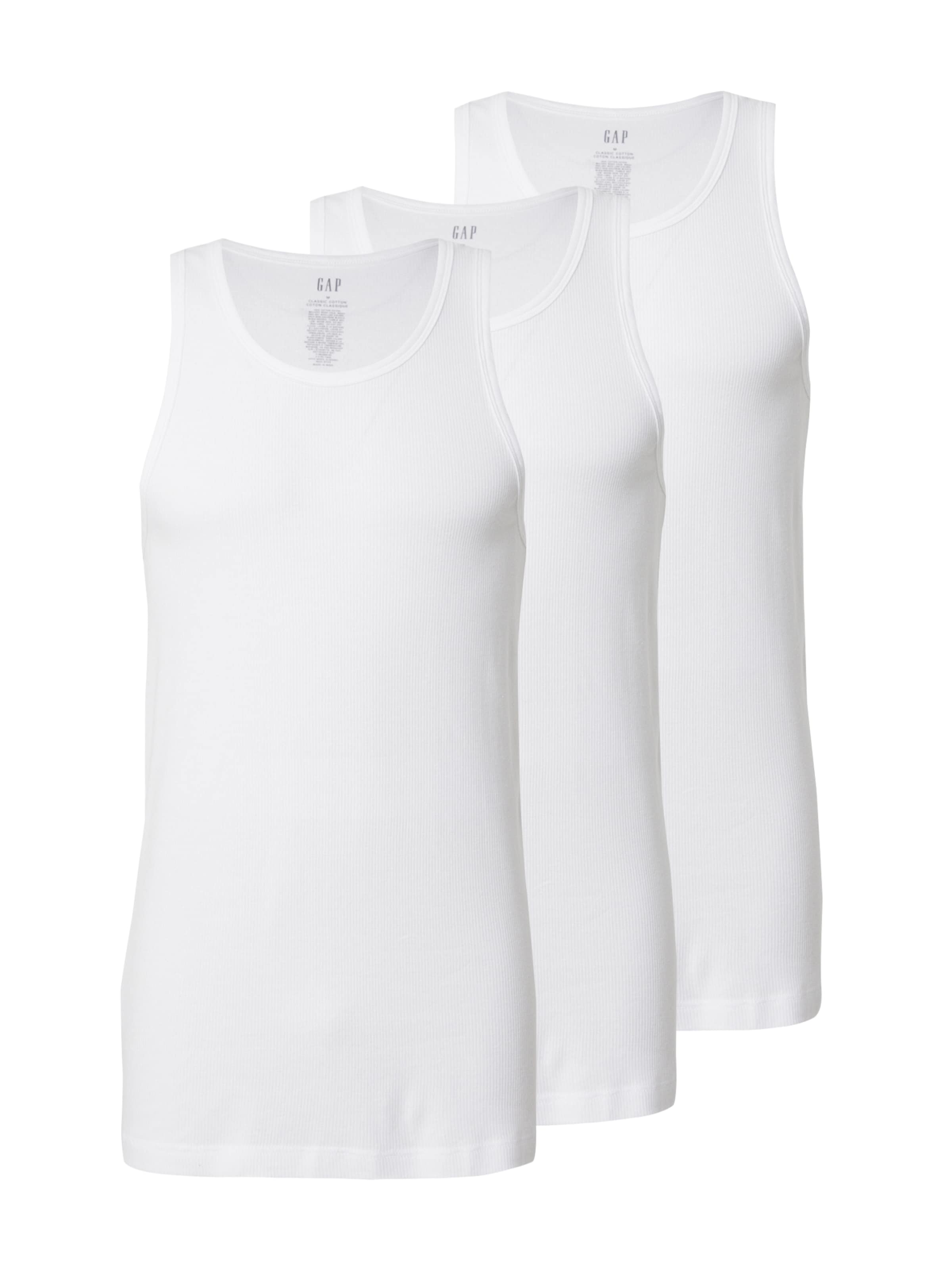 Tricou de la GAP pe alb: față