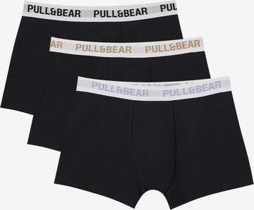Pull&Bear Boxerky – černá: přední strana
