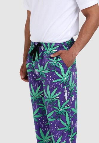 Lousy Livin Pyjamahose 'Weedy' in Lila