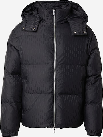 juoda Karl Lagerfeld Žieminė striukė: priekis