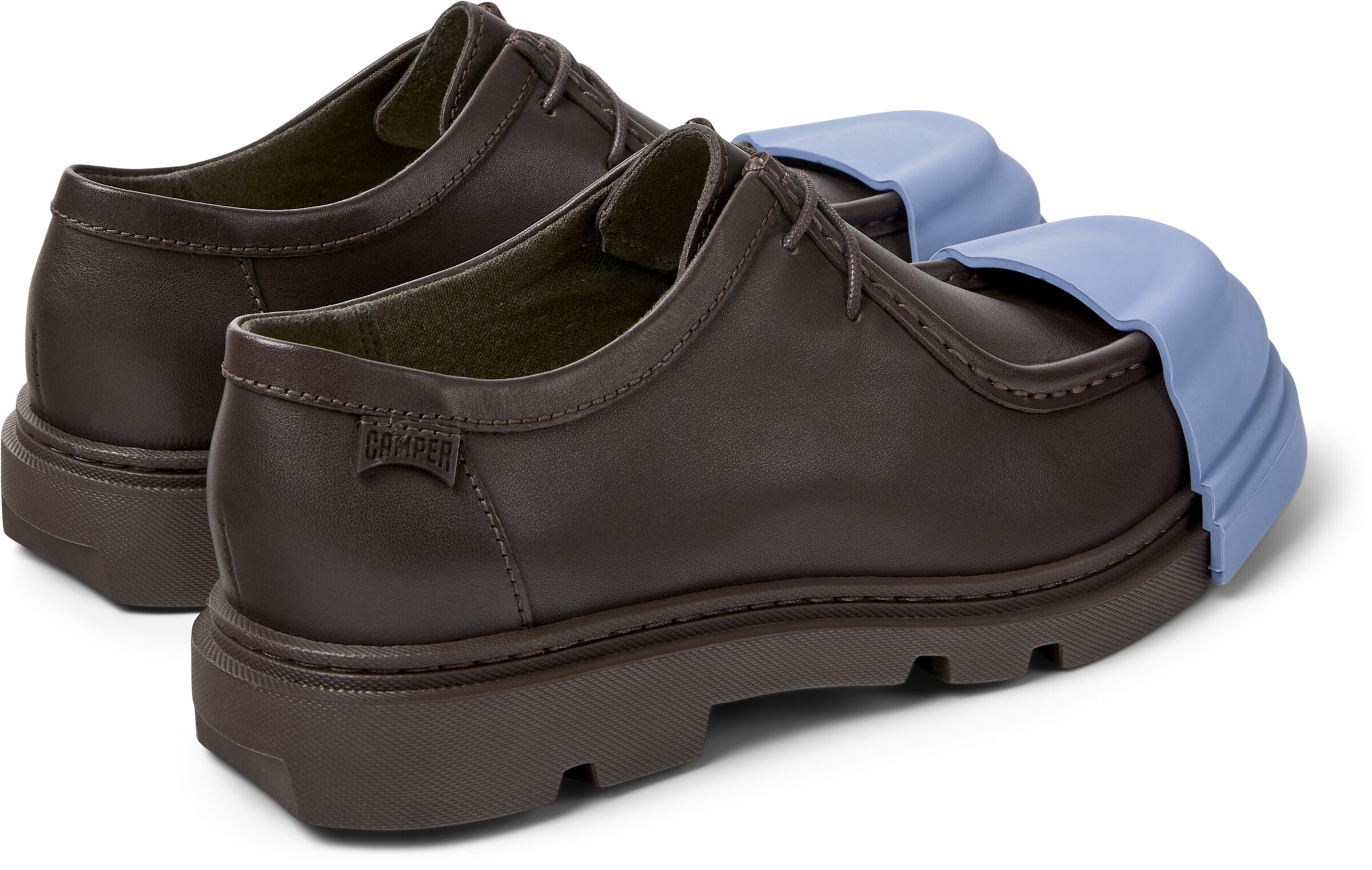 CAMPER - Sapato com atacadores 'Junction' em castanho