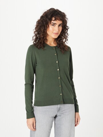 Cardigan Sisley en vert : devant