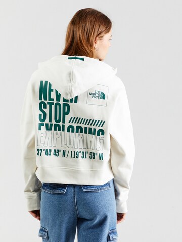 Felpa 'COORDINATES' di THE NORTH FACE in bianco: frontale