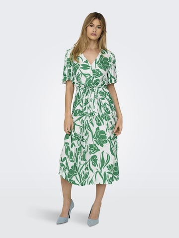 Robe 'HALIA' ONLY en vert : devant