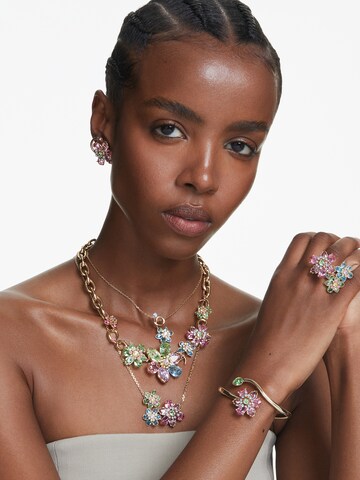 Swarovski Гривна 'Idyllia' в злато: отпред