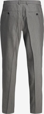 JACK & JONES Regular Pleat-Front Pants in Grey