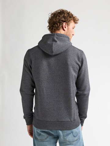 Petrol Industries - Sudadera con cremallera en plata
