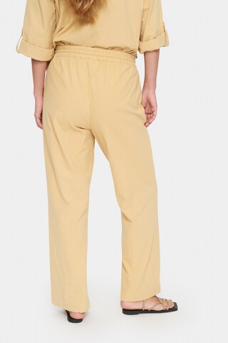 SAINT TROPEZ Regular Hose 'Zalinda' in Beige