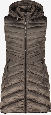 Betty Barclay Vest in Brown: front
