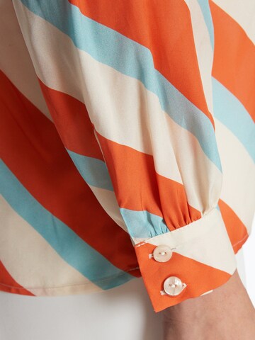 Ana Alcazar Blouse 'Zedana' in Oranje