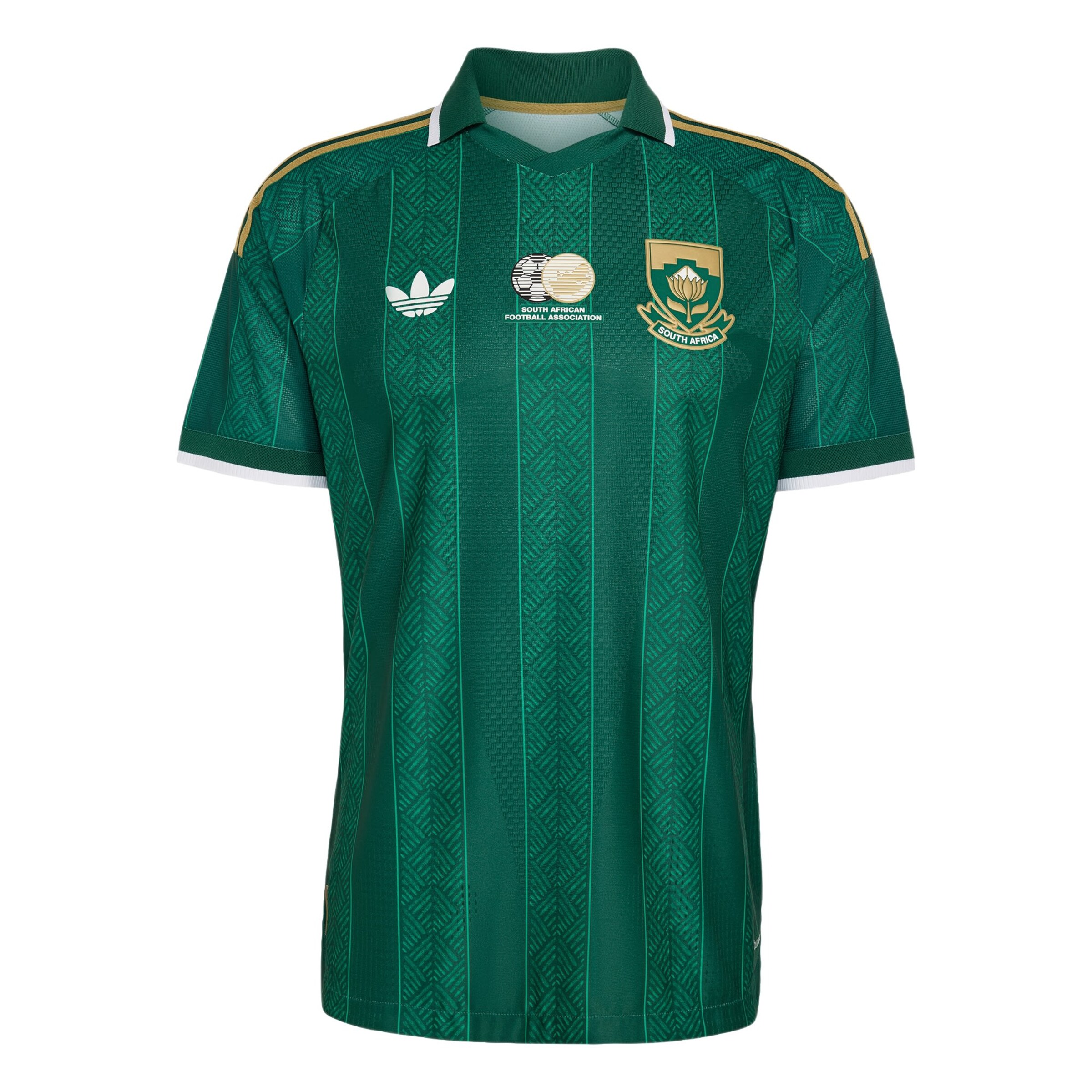 ADIDAS PERFORMANCE Camiseta de fútbol 'Südafrika 26 Authentic' en XS en oro / verde / blanco, Vista del producto