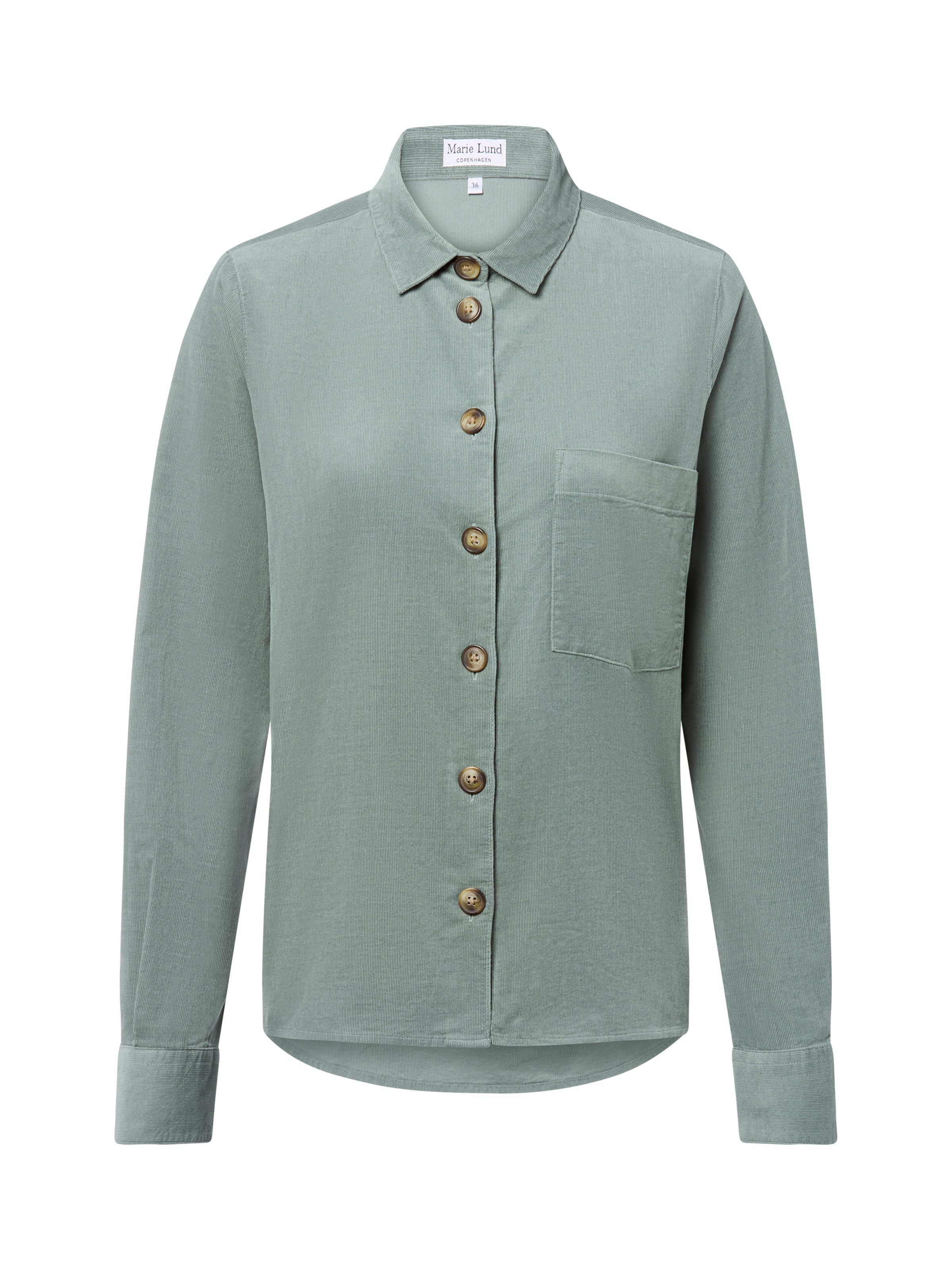 Marie Lund Blouse in Green: front