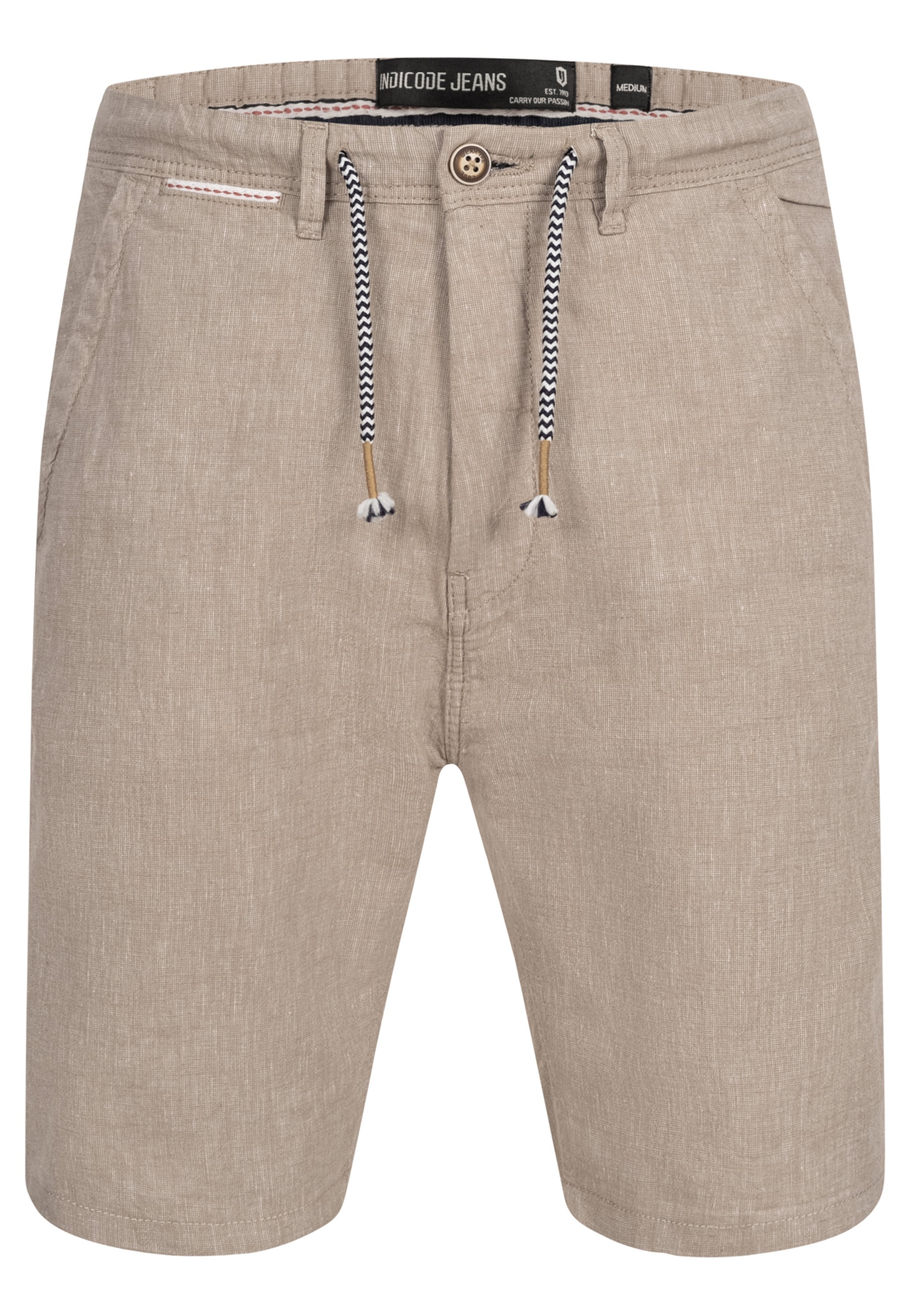 INDICODE JEANS Hose 'Alonso' in Beige: Vorderseite