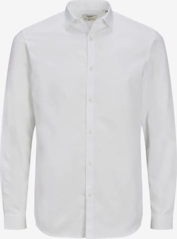 JACK & JONES Skjorte '12201905' i hvid: forside