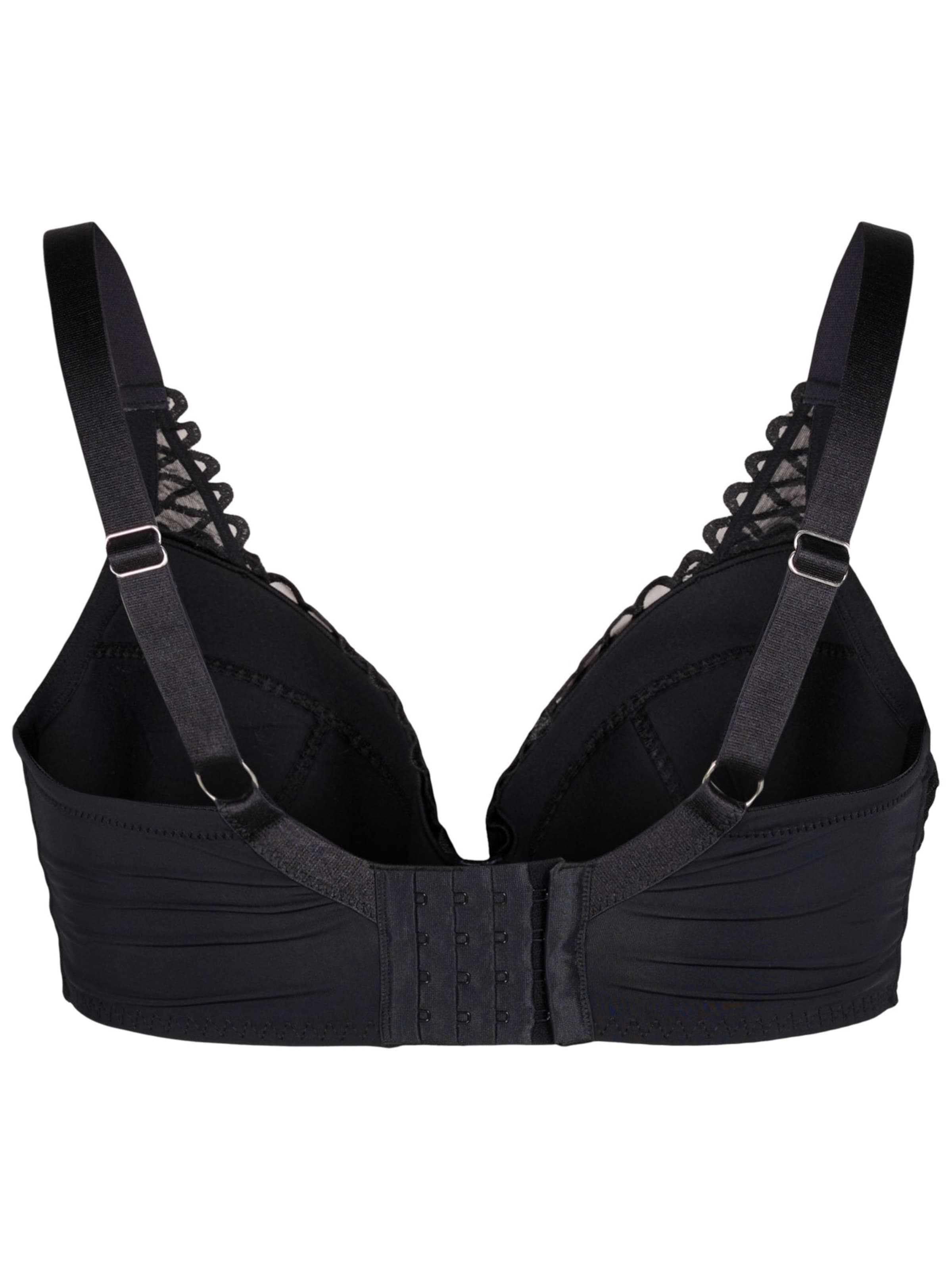 Devoted by Zizzi Бюстгальтер под футболку Бюстгальтер 'LISSER' в Черный