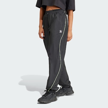 ADIDAS ORIGINALS Loose fit Pants 'Loose Parachute' in Black: front