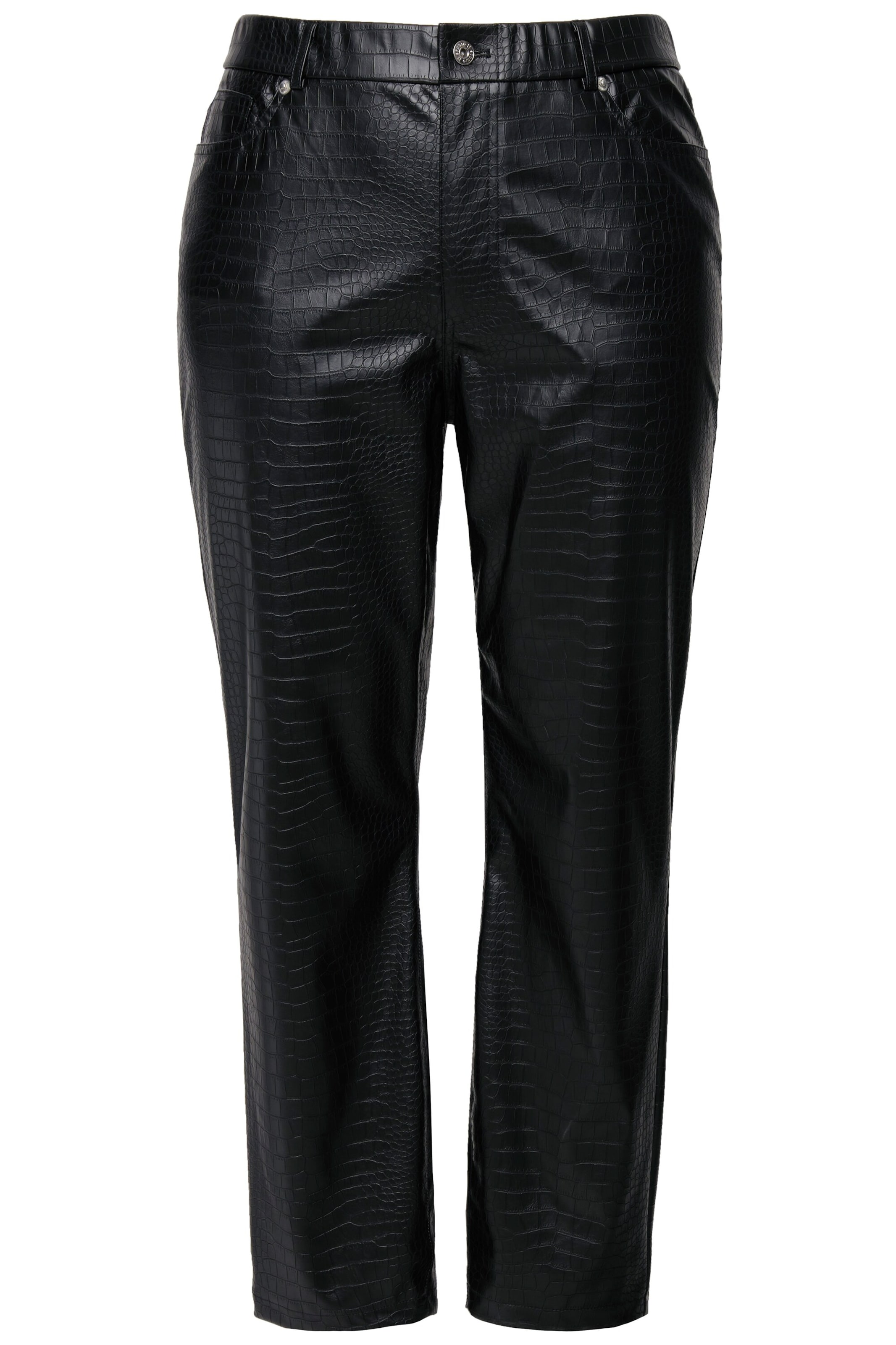 Studio Untold Regular Hose in Schwarz: Vorderseite