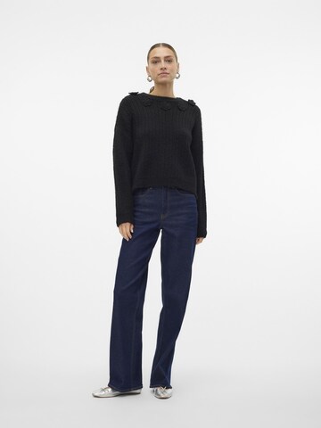 VERO MODA Pullover 'VMAletta' i sort