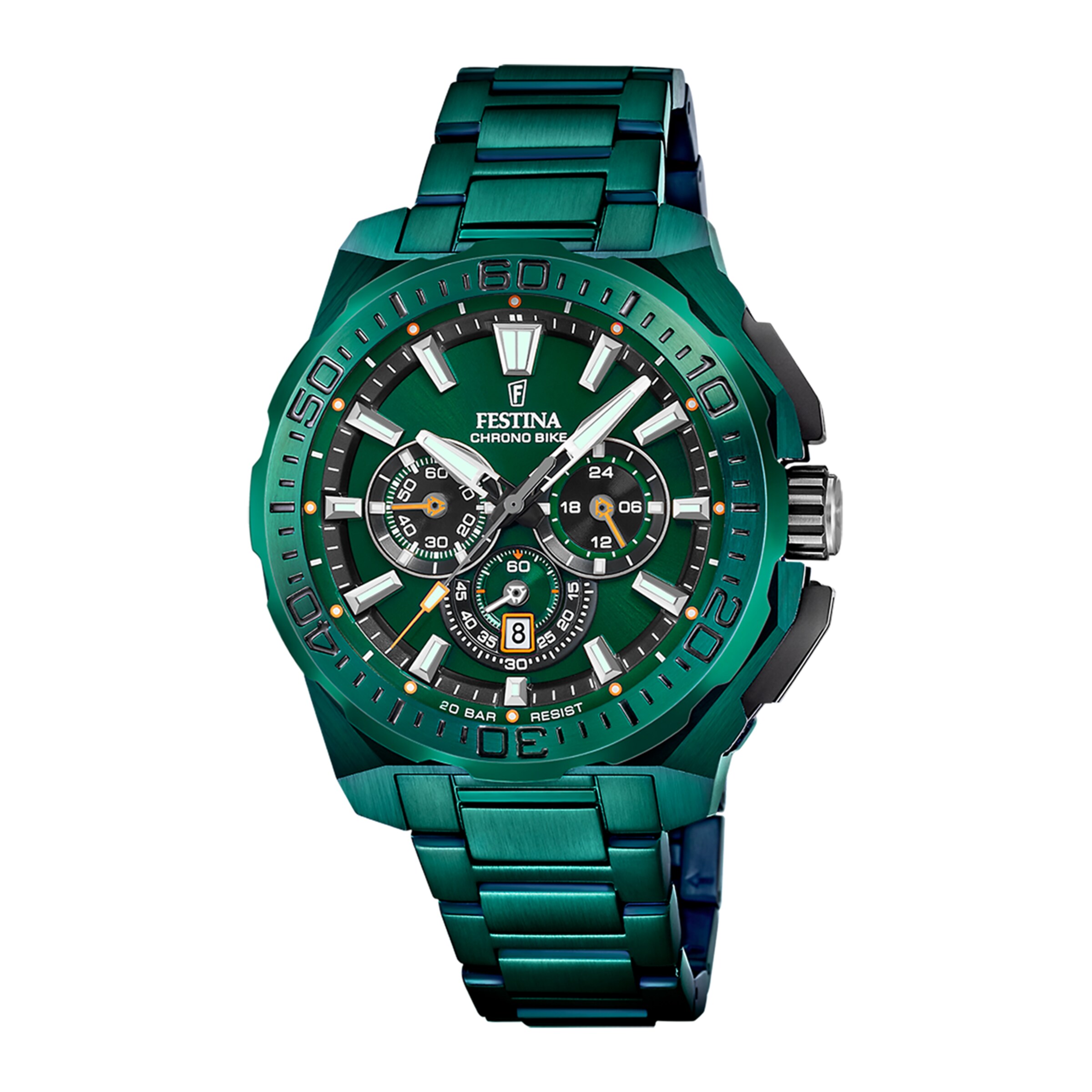 FESTINA Analoog horloge in Groen: voorkant