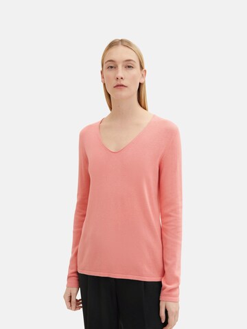 TOM TAILOR Pullover in Orange