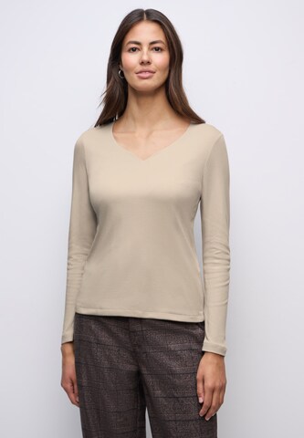 STREET ONE Shirt in Beige: Vorderseite
