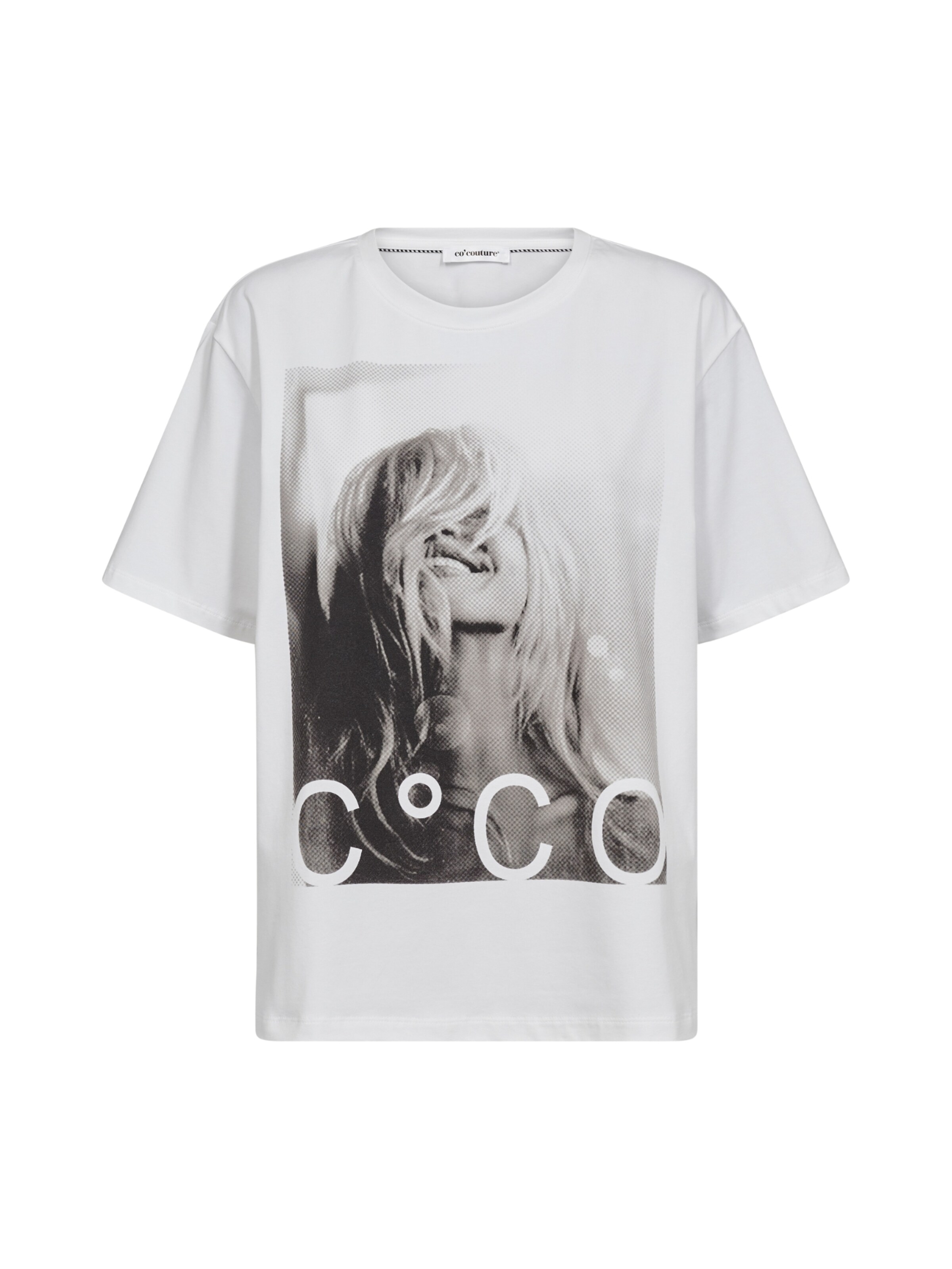 co'couture Top ' CocøCC ' – bílá: přední strana