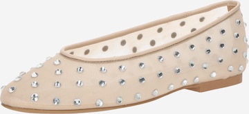 smėlio STEVE MADDEN Balerinos 'Viv': priekis