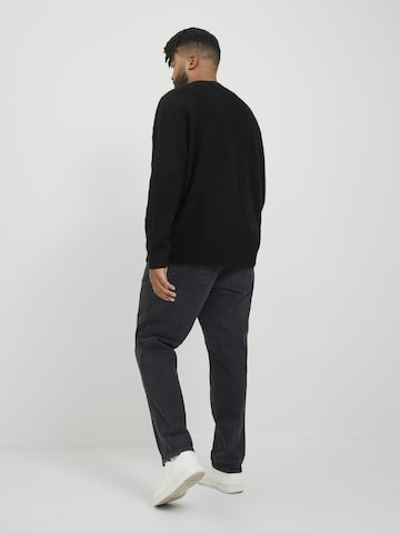 Jack & Jones Plus Cardigan 'Ollie' i sort