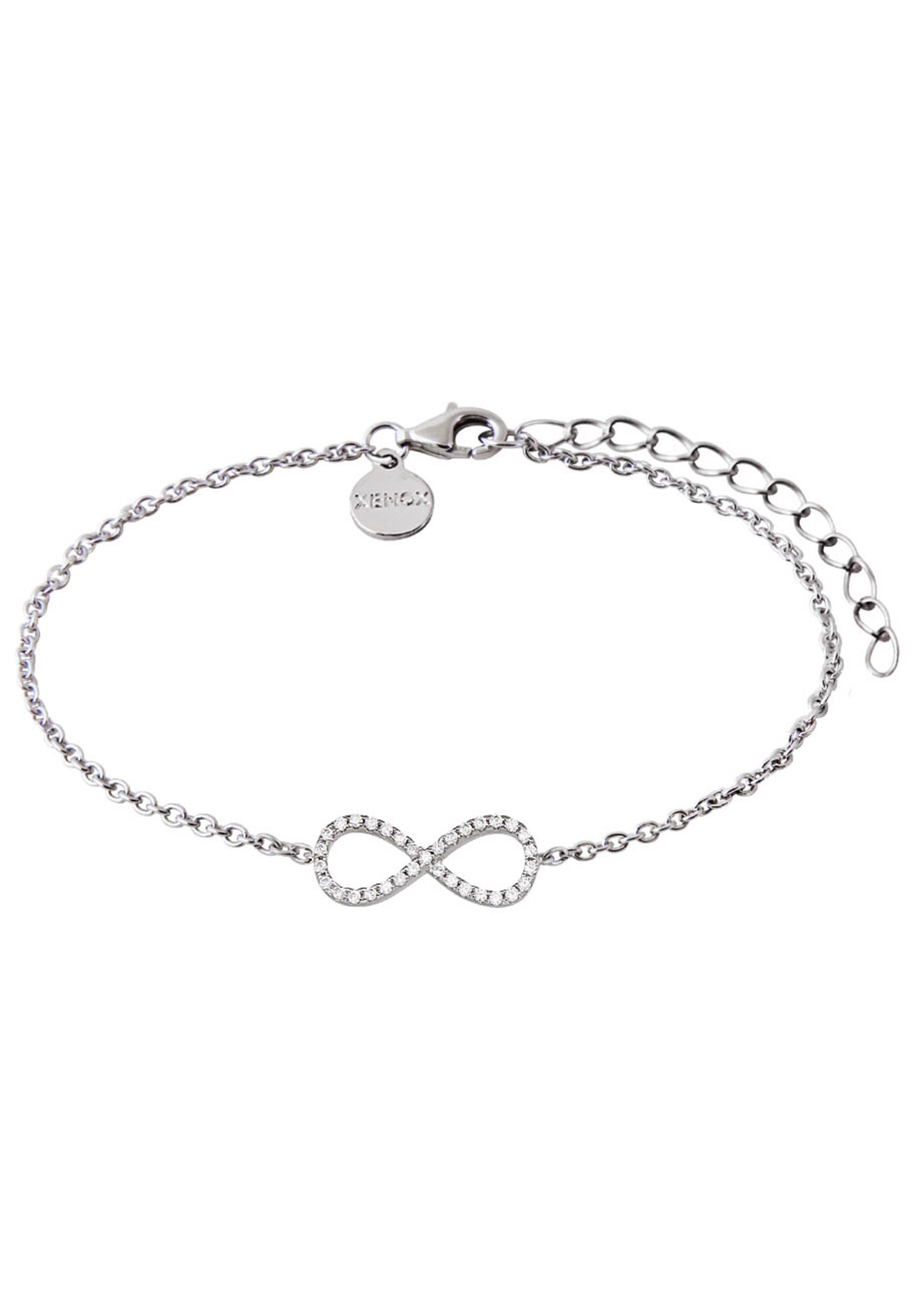 XENOX Armband in Silber: Vorderseite