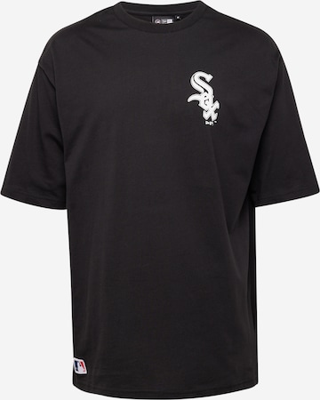 NEW ERA Shirt 'MLB ESSENTLS CHIWHI' in Black: front