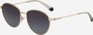 Polaroid Sunglasses in Gold: front