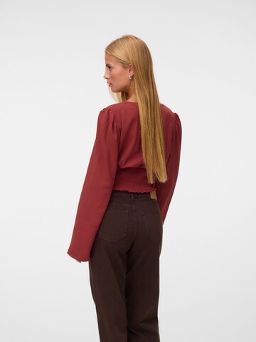 VERO MODA Top 'LISBETH' in Rood