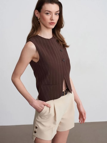 Dilvin Regular Pants in Beige