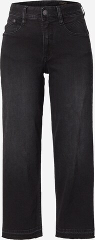 Herrlicher Wide leg Jeans 'Gila Sailor' in Zwart: voorkant