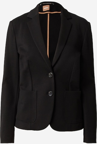 BOSS Black - Blazer 'JONALAHRA' en negro: frente