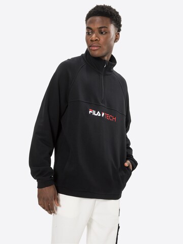 FILA Sweatshirt 'CHILL' i svart: framsida